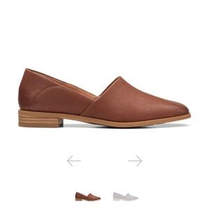Clark’s Brown Leather Loafers